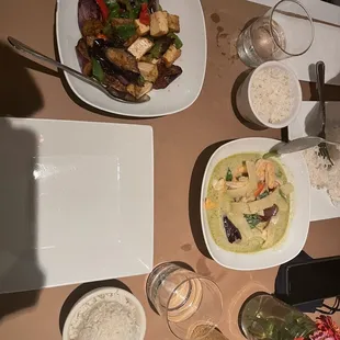 Spicy Eggplant and Green Curry