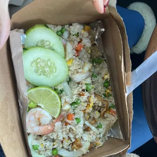 Shrimp Thai fried rice
