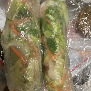Unprofessional wraps ever. They should teach the person who is wrap this spring rolls do a better job. No more this restaurant for me