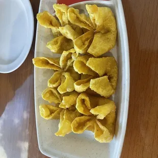 Crab Rangoon in a boat!