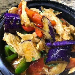 Chicken Spicy Eggplant