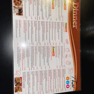 Second part of menu