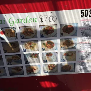 ramen and noodles, menu