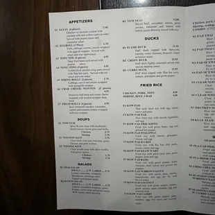And new prices
