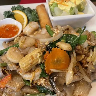 3.Pad Kee Mao (Drunken Noodles) with shrimp