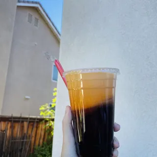 Thai Iced Tea with Boba
