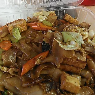 #5 Pad see ew with tofu!