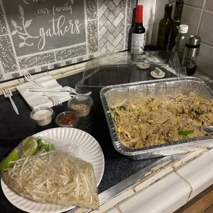 Pad Thai (after we demolished half of it)