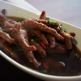 Super Tom - braised chicken feet in a lovely &quot;Tom&quot; broth