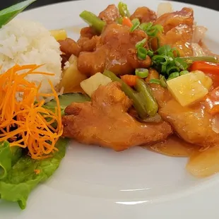 Sweet and sour chicken