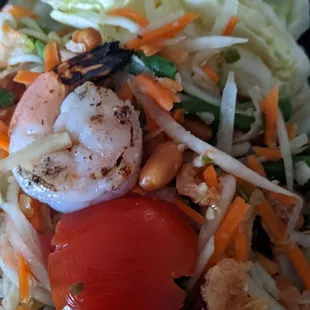 Papaya Shrimp Salad