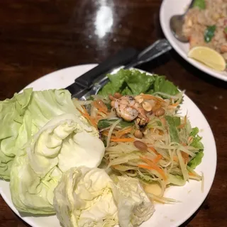 Thai Ginger Green Salad