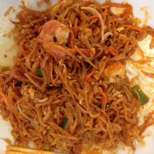 Shrimp pad Thai: exceptional!