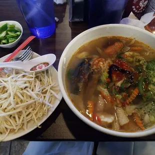 Seafood pho