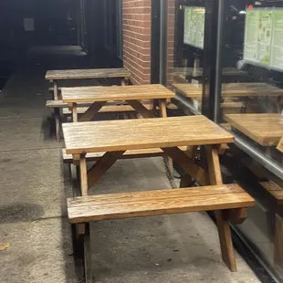 Outdoor seating