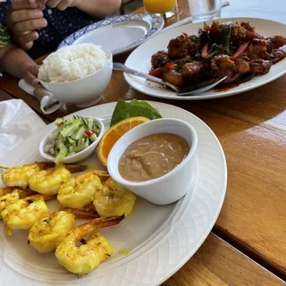 Satay Prawns