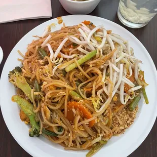 Lunch special pad Thai. Great portions!