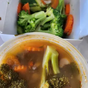 Thai spicy tomyum soup for cold weather.  HAPPY NEW YEAR 1/1/25