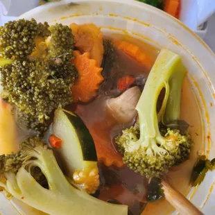 Fill up tummy for cold day on New Year with tomyum soup 1/1/25