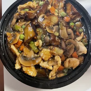 a bowl of stir fried vegetables