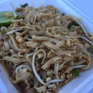 Pad Thai noodles