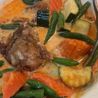 Crispy Soft Shell Crab Curry Sauce
