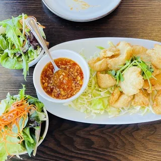 Fried Fillet of Sole with choice of sauce