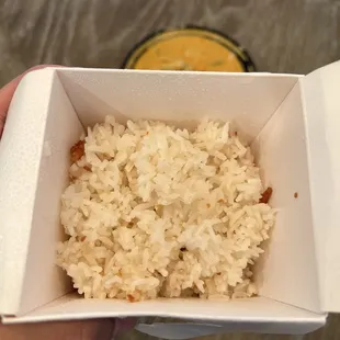 Garlic rice so good!