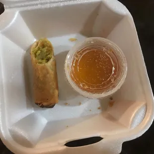 Curry egg rolls