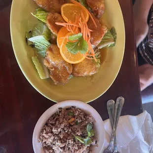 Orange chicken
