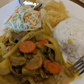 L13. Yellow Curry Lunch Special