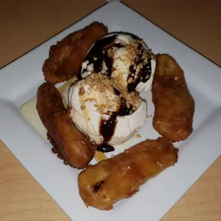 Thai Fried Banana with Ice Cream