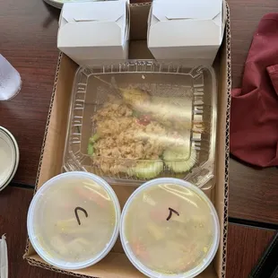 Our delicious leftover food, packed thoughtfully.