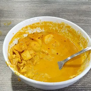 Yellow Potato Curry with chicken