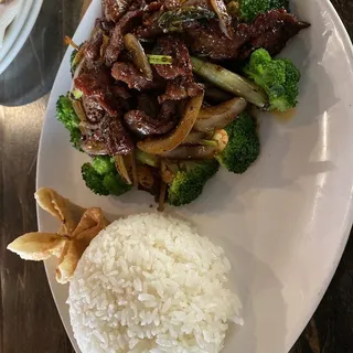 Mongolian Beef Lunch