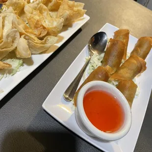 Best Rangoons &amp; Veggie Egg Rolls!