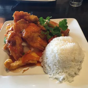 Thai Sweet &amp; Sour Chicken Lunch Special