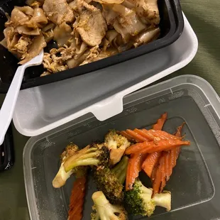 Pad-Seew (Pad C-Ew) that my husband picked the veggies out for me to enjoy!