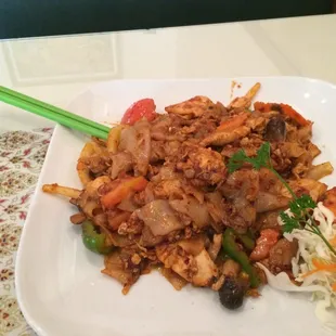 Vegetables Basil Noodles