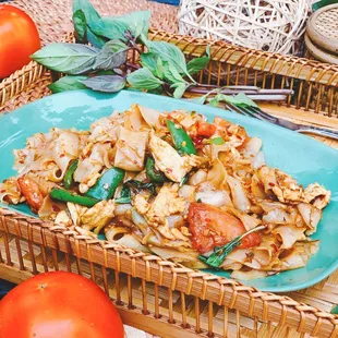 Drunken Noodles Order with Thai Spicy!