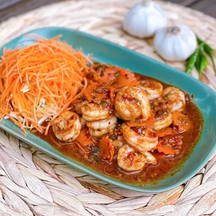 Spicy Shrimp! Try it with extremelyyyyy spicy!