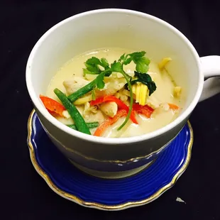 Green curry chicken. Best dish ever  :)