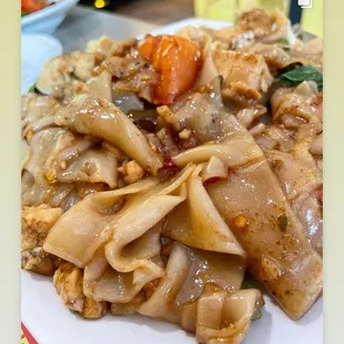 Drunken Noodle wit Tofu