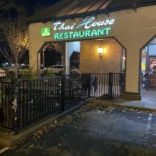 Front of the restaurant