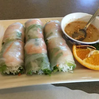 A3. Fresh Shrimp Salad Rolls