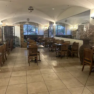the interior of the restaurant