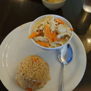 Yellow Chicken Curry.
