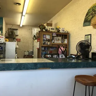 the counter and counter top