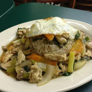 Number 15 with egg on top.