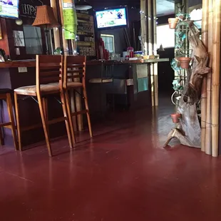 the interior of a thai restaurant